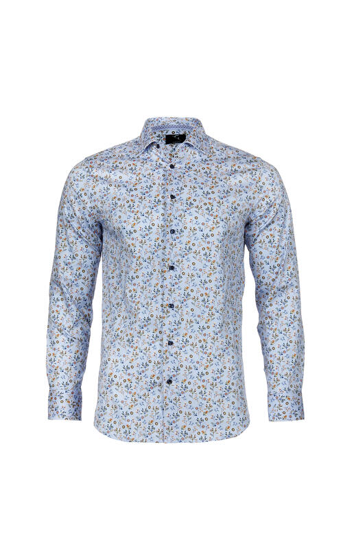 Amadoi shirt L/S Blue stripe XS 